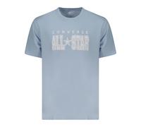 Converse - Standard Fit Center Front Chuck Patch Core Tee - Homme - Tops - Bleu - Taille: M