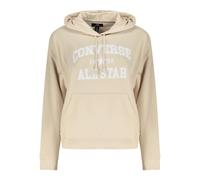 Converse - Sweat à capuche à manches longues - Femme - Sweatshirts et sweats à capuche - Beige - Taille: 40 FR
