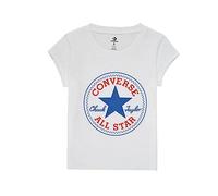 Converse T- Shirt à Manches Courtes pour Enfant Timeless Chuck Patch Blanc, 12 años Mixte bébé