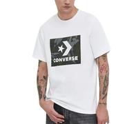 Converse T-Shirt Blanc Homme Chevron Blanc L