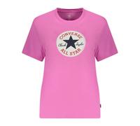 Converse - T-Shirt Chuck Taylor All Star Patch - Femme - Tops - Rose - Taille: 36 FR