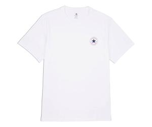Converse T-shirt Go-To Mini Patch Blanc Code 10026565-A01, Blanc, M