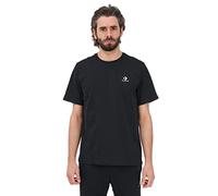 CONVERSE T-shirt à manches courtes noir pour homme avec broderie Logo XL