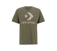 CONVERSE T-Shirt mastic / brun foncé / olive / blanc, Taille XXL