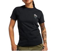 Converse T-shirt pour Femme Spring Blooms Flower Noir 10026041-A02 M