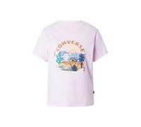 CONVERSE T-shirt 'SOUNDCHECK' camel / violet clair / rosé / noir, Taille M