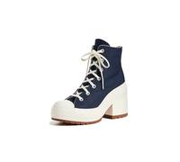 Botte À Talon Plat Femme Converse A07565C En Marine Et Blanc EU37-41