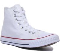 CONVERSE Tout Étoile Hommes Montante Toile Baskets En Rouge Taille UK 7 - 13