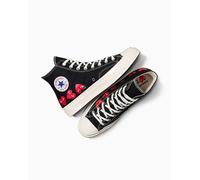 Converse x Comme des Garçons PLAY Chuck 70 Multi Heart Black/High Risk Red/Egret unisex 38