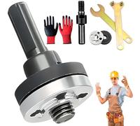 Conversion Angle Grinding Adapter Connecting Rod Kit for Electric Drill, Electric Drill Angle Grinder Connecting Rod Set, Conversion Angle Grinder Adapter for Most Power Drills (10mm)