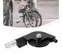 Conversion de frein à disque de vélo en aluminium CNC usinage V Brake Adaptateur de câble convertisseur d'étrier régulateur pour vélo de route (argent)