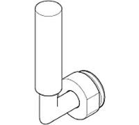 conversion Dornbracht 90182002500-99 90182002500 23 x 85 x 48 mm Platine foncé