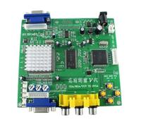Conversion vidéo professionnelle RVB vers VGA carte adaptateur système de réinitialisation et protection du signal d'entrée, circuit de balayage automatique convertisseur vidéo