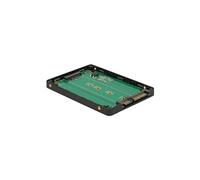 Converter SATA 22 Pin to M.2 - Adaptateur pour baie de stockage - 2.5" to M.2 - noir, argent