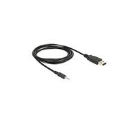 DeLOCK 1.8m USB 2.0-A/2.5mm Noir - Adaptateur pour câble (USB 2.0-A, 2,5 mm, Male connecteur/Male connecteur, 1,8 m, Noir)