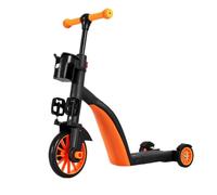Convertible 3 in 1 Tricycle 90cm Kids Scooter with Push Handle | Multi Mode Ride On Toy With Adjustable Handle And Detachable Push Bar. Great For To Age 6.