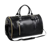 Convertible Garment Bag - Carry On Suitcase Style Travel Duffel with Integrated Suit Storage, Waterproof Clothing Organizer for Reduction and Neat Packing | Business Trips, Flights, Weekend Tr, Noir