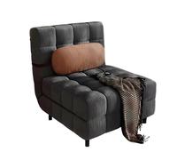 Convertible Sleeper Sofa Chair Pull out Couch with 3 Level Adjustable Backrest & Removable Washable Cover for Living Room, Office, Small Spaces (noir, 100 cm)