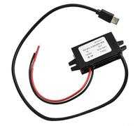 Convertisseur 12 V/24 V vers 5 V USB C 5 A, 25 W DC Convertisseur Step-Down Module Adaptateur de charge avec étanchéité IP68 pour téléphones portables électroniques de voiture
