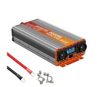 Convertisseur 12 V vers 220 V À Onde 3000 W 4000 W 5000 W 6000 W Transformateur 12 V vers 220 V pour Voiture Et Camion Prise Européenne Onduleur Puissance(12V,220V 50HZ EU_5000W)