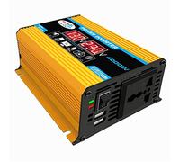 Convertisseur 12v 220v,Convertisseur Pur Sinus 4000W onduleur de Voiture Convertisseur DC 12V 220V / 110V avec Affichage Double Tension Adaptateur USB Ports Chargeur 4.2A