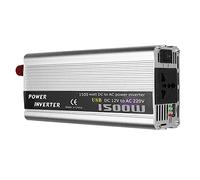 Convertisseur 12v 220v, vers inverseur d'ondes sinusoïdales modifiées DC12V sur AC 220V Power 1000W / 1200W 1500W Tension Transformateur de Voiture Convertir pour la Maison(1200W)