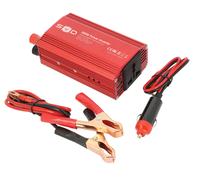 Convertisseur 12v-230v 300w+Usb 2.4a2+Pinces Crocodiles+Cable 12v