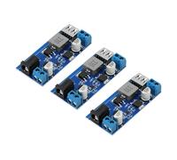 Convertisseur 12V 5V RUIZHI 3 Pièces DC-DC 24V/12V vers 5V 5A Step Down Power Convertisseur avec Puce de Reconnaissance de Charge Rapide avec Port USB DC-DC Convertisseur Compatible avec Arduino