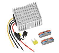 Convertisseur 20 A 240 W DC 18 V 20 V 24 V 36 V 48 V vers DC 12 V Convertisseur de tension réducteur de tension Buck Convertisseur de puissance Transformateur étanche avec fusible (tension d'entrée DC