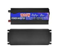 Convertisseur 2000W 1000W 1600W 12V 24V 48V AC 220V 50Hz 60Hz Onduleur Onde Sinusoïdale pour Convertisseur Puissance Maison Voiture Batterie Solaire Onduleur(1600W,12V)