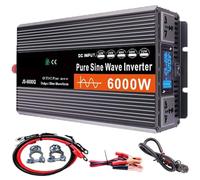 Convertisseur 2000W-4000W 12V- 72V DC À 230V Transformateur De Tension AC pour RV/Bateau/Off-Grid Inverteur De Puissance De Voiture Solaire Puissance De Pointe 4000W-6000W(6000W,48V to 220V)