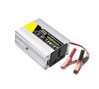 Convertisseur 400 W Convertisseur Puissance 12 V CC vers 220 V CA Convertisseur Voiture Onduleur Solaire avec 2 Pinces De Batterie Camping-Car Convertisseur Pur Sinus(Battery Clip)