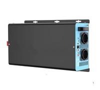 Convertisseur 4000W 8000W Crête 12V 24V Sinus Pur pour Équipement Et Équipement Camping RV Panneau Solaire Télécommande Écran LCD(24V 4000W)