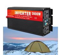 Convertisseur 48 V vers 110 V 50 Hz, Petit convertisseur Portable pour Voiture, 3 000 W, Onde sinusoïdale Pure, avec écran LCD, 2 Prises CA, convertisseur 12 V, 24 V, 48 V, 60 V, 72 V CC ver