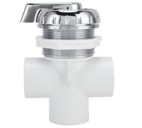 Convertisseur à double trou Inverseur d'eau de spa Buse de baignoire pressurisée réglable pour piscines piscines d'hydrothérapie plastique 11x8.5x4cm 157g