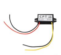 Convertisseur abaisseur 12 V vers 5 V DC/DC Module d'alimentation 3 A 15 W avec oreilles de montage pour une fixation sécurisée