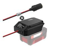 Convertisseur Abaisseur 18 V à 12 V pour Batterie Einhell 18 V | Adaptateur d'Alimentation CC, Sortie 5 V-13 V, 10 A Max, Prise Allume-Cigare Intégrée