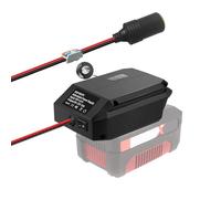 Convertisseur abaisseur 18 V à 12 V pour Batterie Einhell 18 V, Tension CC Adaptateur d'alimentation pour Batterie Sortie 5 V-13 V Max. 10 A Prise Allume-Cigare