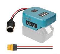 Convertisseur abaisseur 18 V vers 12 V DC-DC, régulateur de tension 10 A avec double USB-A/USB-C pour voiture, EV, scooter et projets d'alimentation à faire soi-même