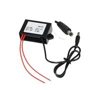 Convertisseur abaisseur 24 V CA vers 12 V CC 1,5 A, 1 pièce, convertisseur de puissance for caméra de vidéosurveillance de voiture, connecteur mâle CC 5,5 x 2,1(24VAC to 12VDC 2A)