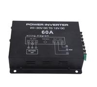 convertisseur abaisseur 24V à 12V,Convertisseur Buck 24V à 12V,Régulateur réducteur de tension,Convertisseur de puissance 24V à 12V,Convertisseur de puissance Dc à Dc,Convertisseur réducteur de puissa