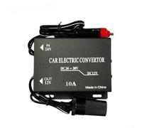 Convertisseur abaisseur compact 24 V vers 12 V avec boîtier en aluminium pour une performance dans des environnements difficiles et une large plage de tension d'entrée (10 A)