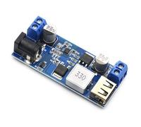 Convertisseur abaisseur DC-DC 24 V/12 V vers 5 V 5 A Module de charge USB, convertisseur d'alimentation à courant élevé avec puce de charge rapide, convertisseur USB d'énergie solaire pour CA