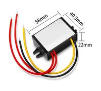 Convertisseur abaisseur de tension AC36V-48V vers DC5V, alimentation 1A 3A 5A, transformateur régulateur de tension modulaire for voiture, sortie CC solaire(2A ABS Plastic M)