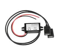 Convertisseur abaisseur de Tension CC-CC 12 V 24 V vers 5 V 3 A for Voiture, Adaptateur d'alimentation for USB Type-C, Mini, USB, Micro(Single Wire Out)