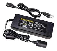 Convertisseur AC vers DC, 100 V ~ 240 V ?12 V 10 A 120 W, Adaptateur d'alimentation AC/DC pour gonfleur de Pneu, r閒rig閞ateur de Voiture, aspirateur de Voiture et Autres appareils de Voiture'