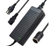 Convertisseur AC vers DC 12 V 10 A 120 W Alimentation 110 V-220 V vers DC 12 V Transformateur Prise allume-cigare Adaptateur d'alimentation pour compresseur d'air de voiture