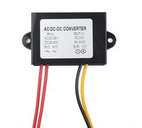Convertisseur AC vers DC 24 V vers 24 V 3 A avec remplissage en gel de silice organique étanche IP68 et protection contre la surchauffe pour une utilisation extérieure et industrielle