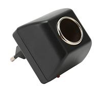 Convertisseur AC vers DC, Prise Allume-Cigare 12 V 1 A 110-240 V AC vers Adaptateur d'alimentation 12 V DC avec Indicateur Lumineux LED, Adaptateur Allume-Cigare de Voiture (Prise UE)
