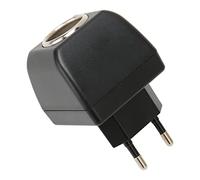 Convertisseur AC vers DC Prise Allume-Cigare de Voiture 12 V, Adaptateur d'alimentation 110 à 240 V à 12 V AC DC avec Indicateur de Charge LED, Adaptateur de Prise de Câble pour